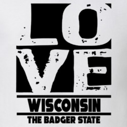 Wisconsin Love The Badger State Hometown Pride T Shirt 38075731