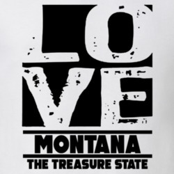 Montana Love The Treasure State Hometown Pride T Shirt 38075751
