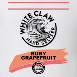 White Claw Ruby Grapefruit Hard Seltzer Halloween Group Costume T Shirt 38262681