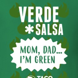 Taco Bell Verde Salsa Sauce Halloween Group Costume T Shirt 38301606