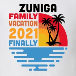 Zuniga Family Vacation 2021 Finally T Shirt 38900791