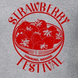 Strawberry Festival Stranger Things Fan T Shirt 39289178