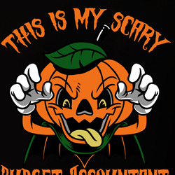 Scary Budget Accountant Halloween Costume Funny T Shirt 40348064