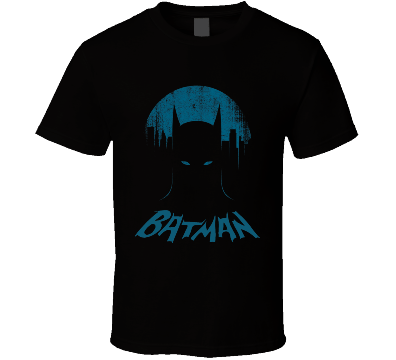 Batman vintage style Batman with retro logo distressed Comic book TV movies super hero t-shirt