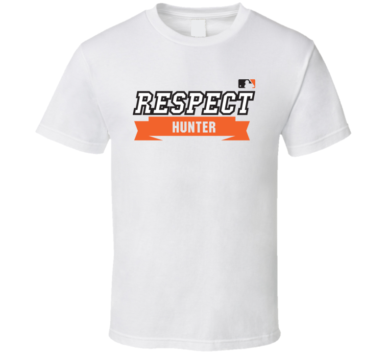 Respect Tommy Hunter Baltimore Baseball Fan Cotton T Shirt