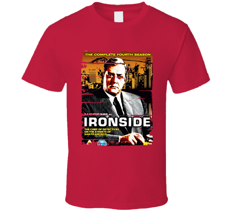 Ironside 70s Tv Show Cool Classic Worn Look Retro T Shirt