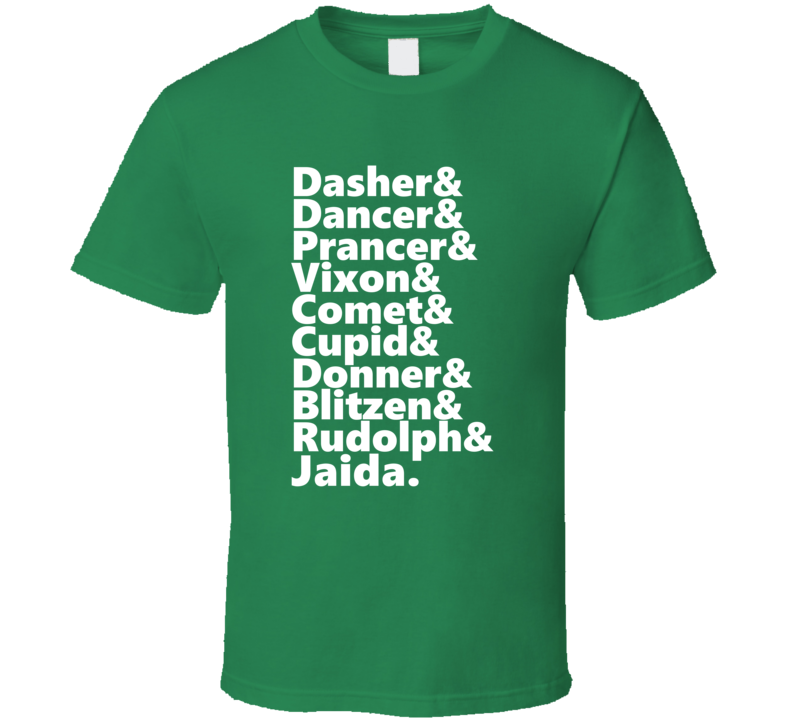 Reindeer Rudolph And Jaida Personalized First Name Holiday Gift T Shir Reindeer Rudolph And Jaida Personalized First Name Holiday Gift T Shir