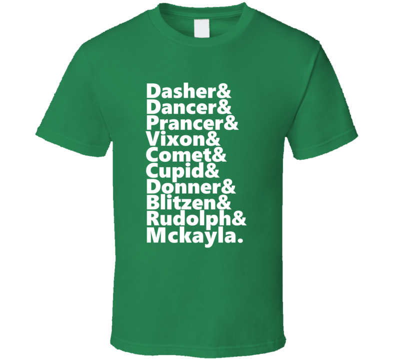 Reindeer Rudolph And Mckayla Personalized First Name Holiday Gift T Sh Reindeer Rudolph And Mckayla Personalized First Name Holiday Gift T Sh