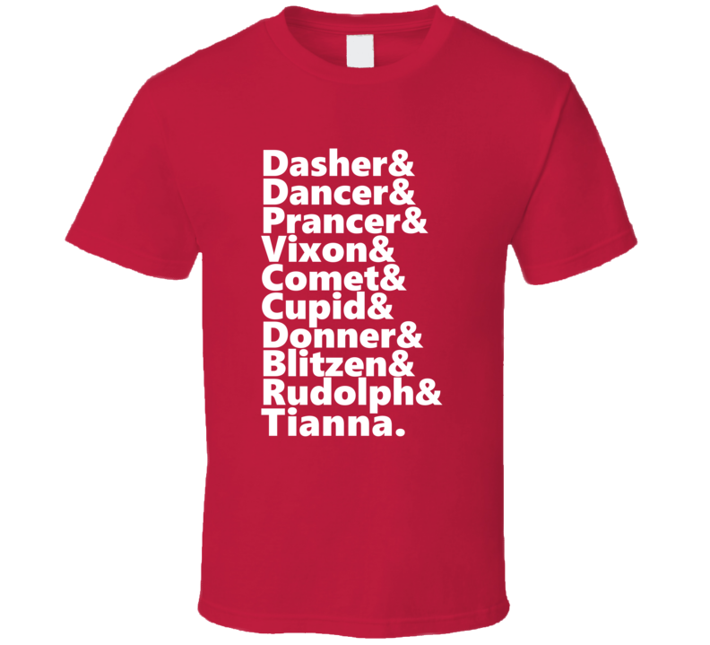 Reindeer Rudolph And Tianna Personalized First Name Holiday Gift T Shi Reindeer Rudolph And Tianna Personalized First Name Holiday Gift T Shi