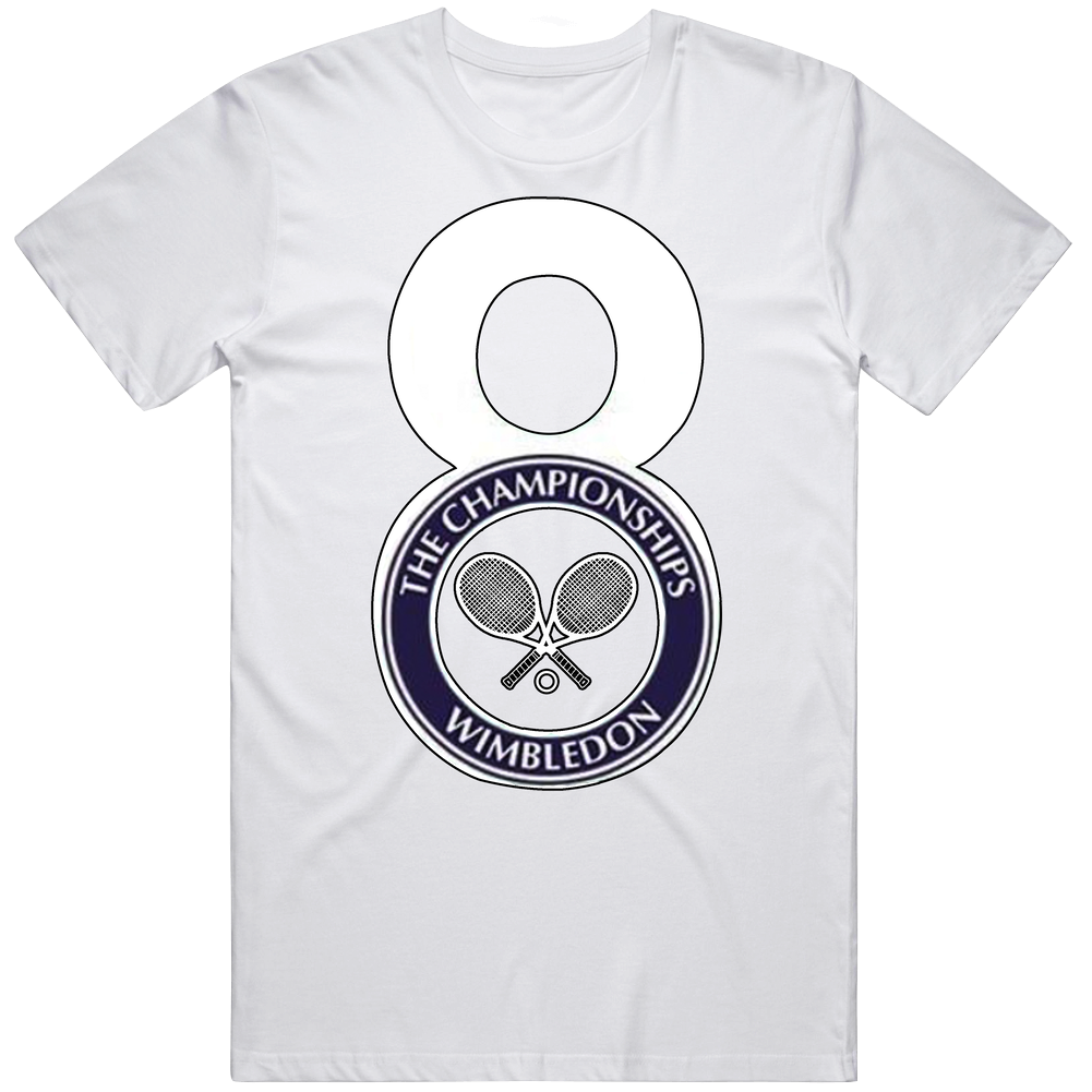 Roger Federer 8 Wimbledon Titles History Goat Tennis Player Classic Cotton Unisex T Shirt Roger Federer 8 Wimbledon Titles History Goat Tennis Player Classic Cotton Unisex T Shirt