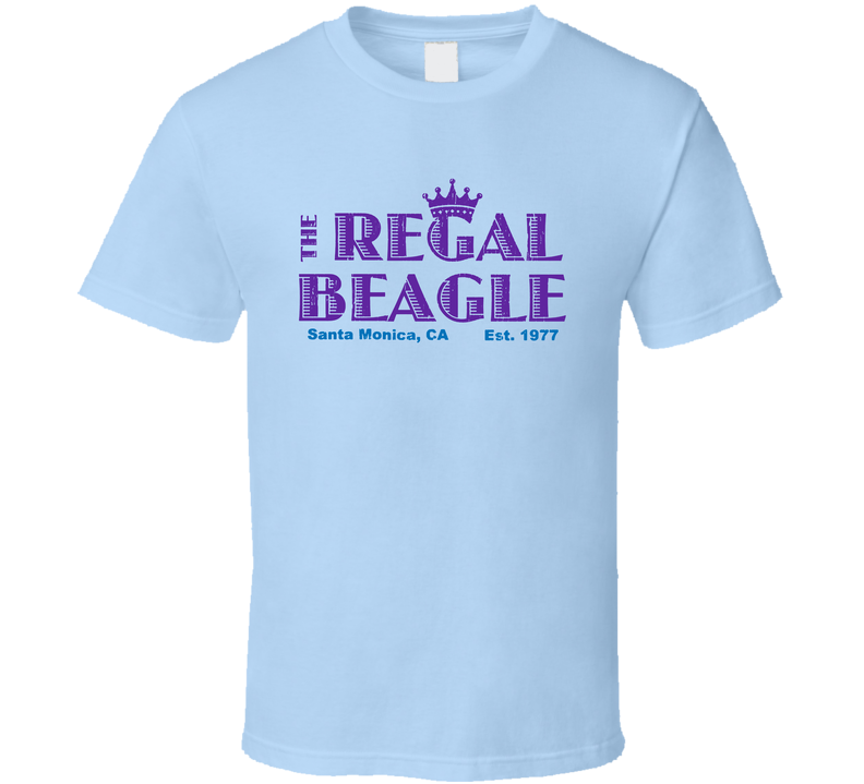 Three's Company Regal Beagle Pub Classic Cotton Unisex T Shirt Three's Company Regal Beagle Pub Classic Cotton Unisex T Shirt
