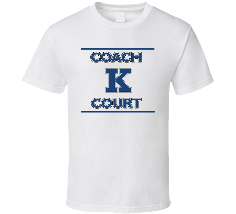Coach K Duke Basketball March Madness Classic Cotton Unisex T Shirt Coach K Duke Basketball March Madness Classic Cotton Unisex T Shirt