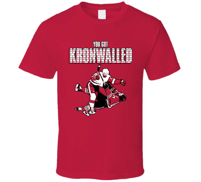 Nicklas Kronwall Youve Been Kronwalled Detroit Hockey Town Classic Cotton Unisex T Shirt Nicklas Kronwall Youve Been Kronwalled Detroit Hockey Town Classic Cotton Unisex T Shirt