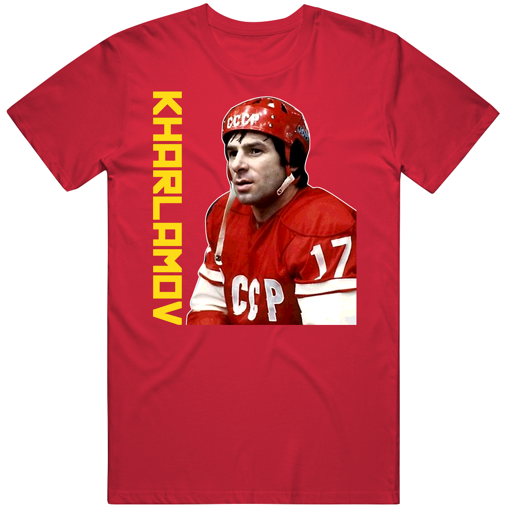 Cccp Valeri Kharlamov 1972 Summit Series Cotton Unisex T Shirt