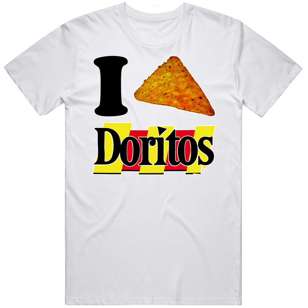 I Heart Love Doritos Chips Nacho Cool Ranch Cotton Unisex T Shirt I Heart Love Doritos Chips Nacho Cool Ranch Cotton Unisex T Shirt