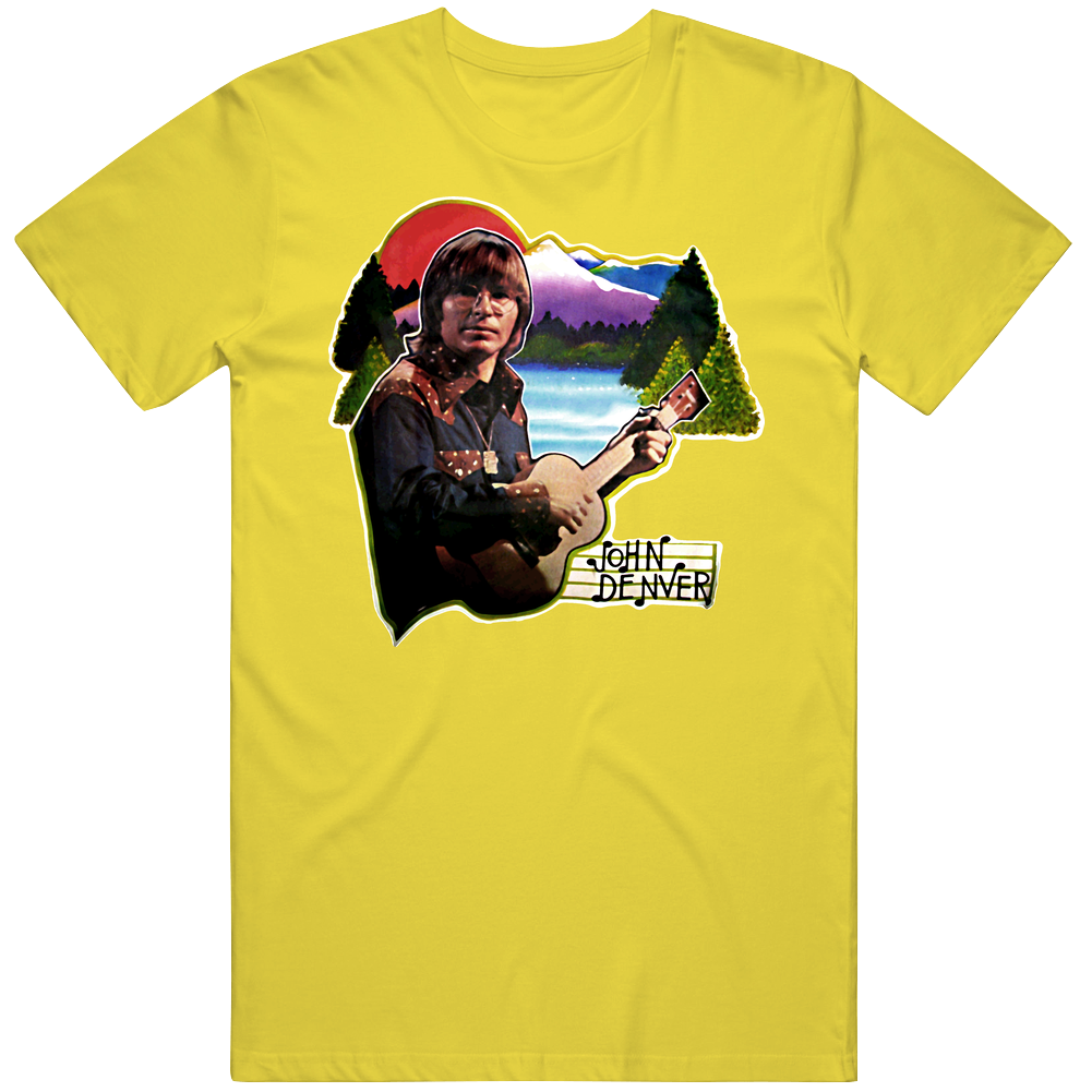 John Denver Retro Country Music Folk Hero Cotton Unisex T Shirt
