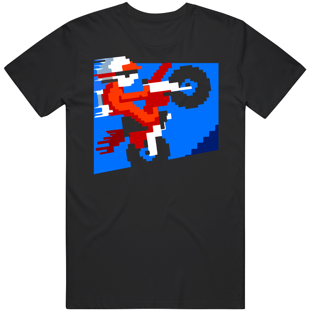 Excite Bike Video Game Classic Cotton Unisex T Shirt Excite Bike Video Game Classic Cotton Unisex T Shirt