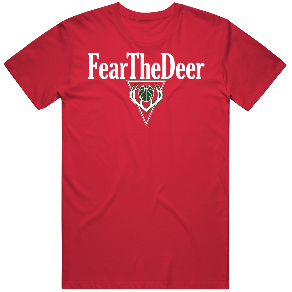 Fear The Deer Bucks Basketball Cotton Unisex T Shirt