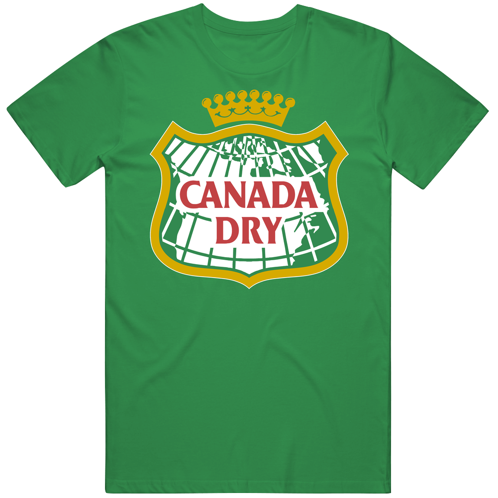 Canada Dry Gingerale Pop Soda Cotton Unisex T Shirt Canada Dry Gingerale Pop Soda Cotton Unisex T Shirt