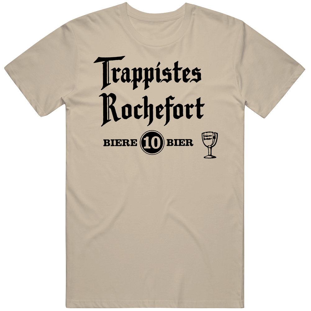 Rochefort Trappistes 10 Belgium Beer Lager Cotton Unisex T Shirt Rochefort Trappistes 10 Belgium Beer Lager Cotton Unisex T Shirt