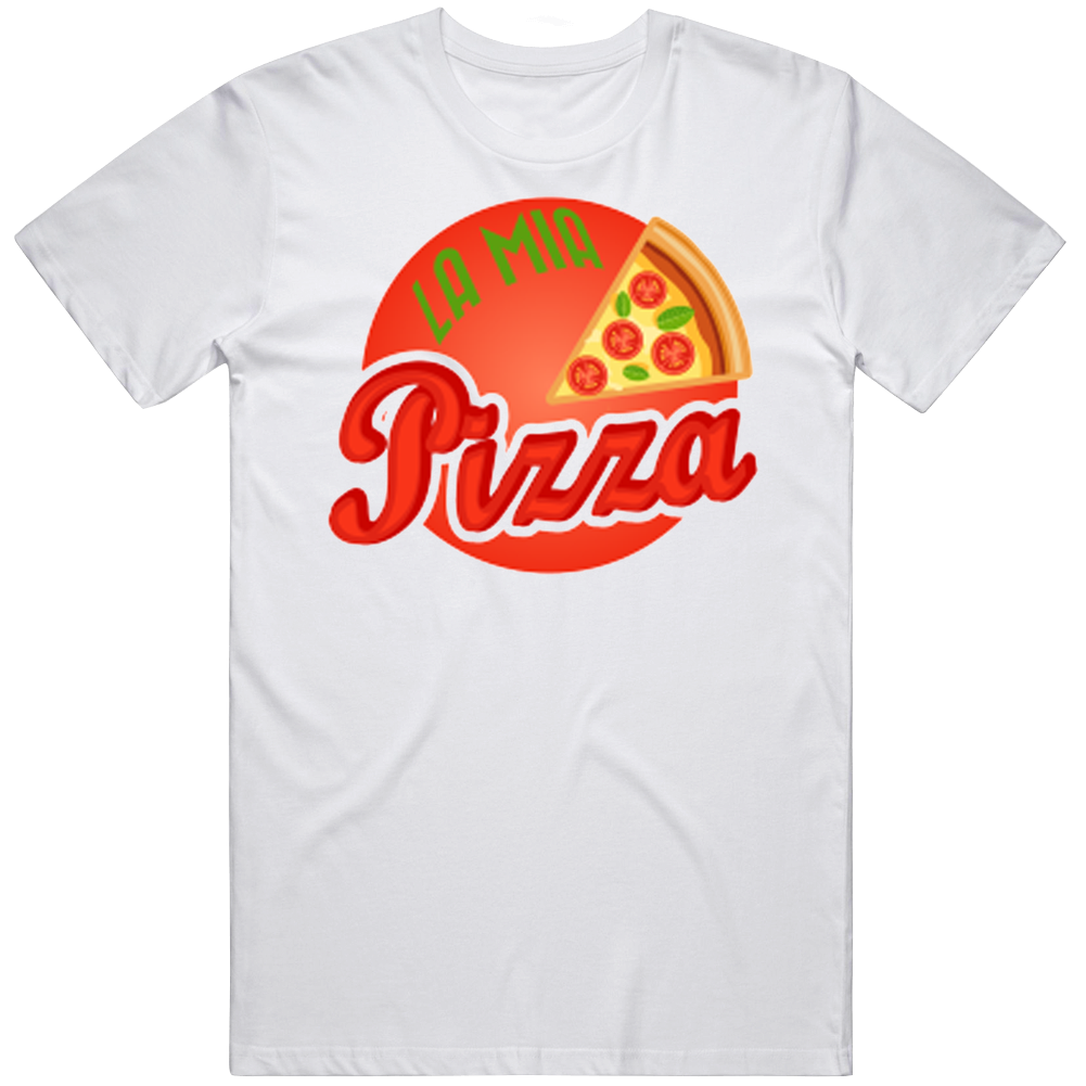 La Mia Pizza Restaurant Foodie Tour Brand Logo Fan Cotton Unisex T Shirt La Mia Pizza Restaurant Foodie Tour Brand Logo Fan Cotton Unisex T Shirt