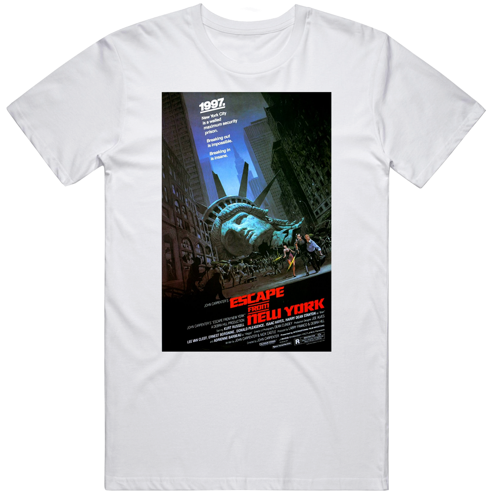 Escape From New York Retro Movie  Fan Cotton Unisex T Shirt