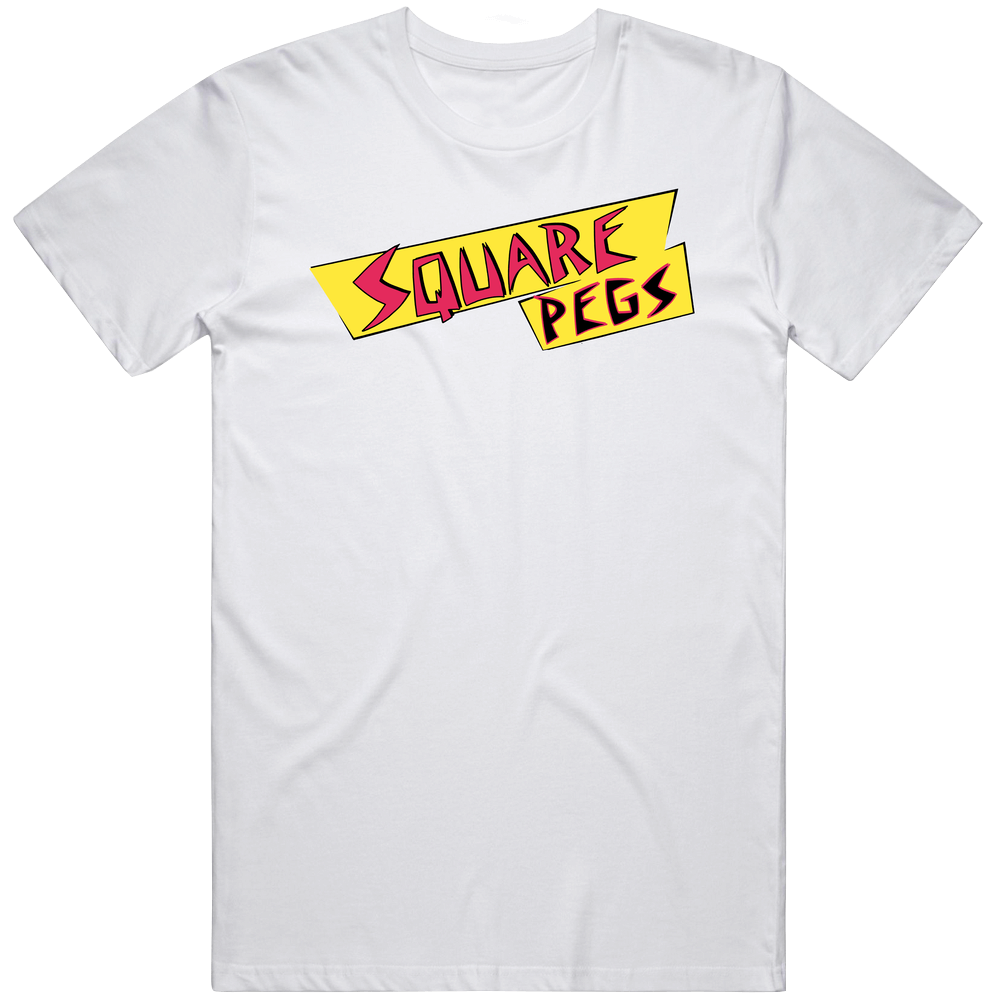 Square Pegs Retro 80s Tv Show Logo Fan Cotton Unisex T Shirt Square Pegs Retro 80s Tv Show Logo Fan Cotton Unisex T Shirt