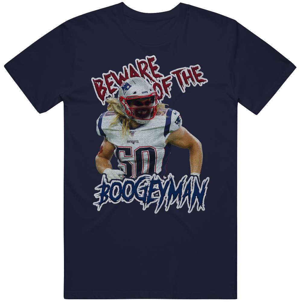 Beware Oft The Boogeyman Chase Winovich New England Football Cotton Unisex T Shirt Beware Oft The Boogeyman Chase Winovich New England Football Cotton Unisex T Shirt