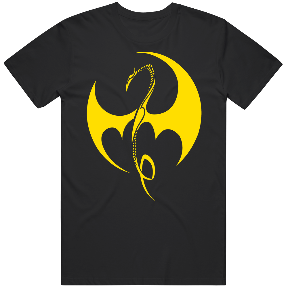 Iron Fist Yellow Logo Netflix Original Fan Cotton Unisex T Shirt Iron Fist Yellow Logo Netflix Original Fan Cotton Unisex T Shirt