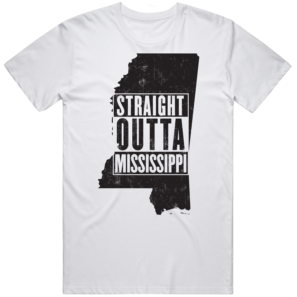 Straight Outta Mississippi American State Love Usa Patriotic Parody Cotton Unisex T Shirt Straight Outta Mississippi American State Love Usa Patriotic Parody Cotton Unisex T Shirt
