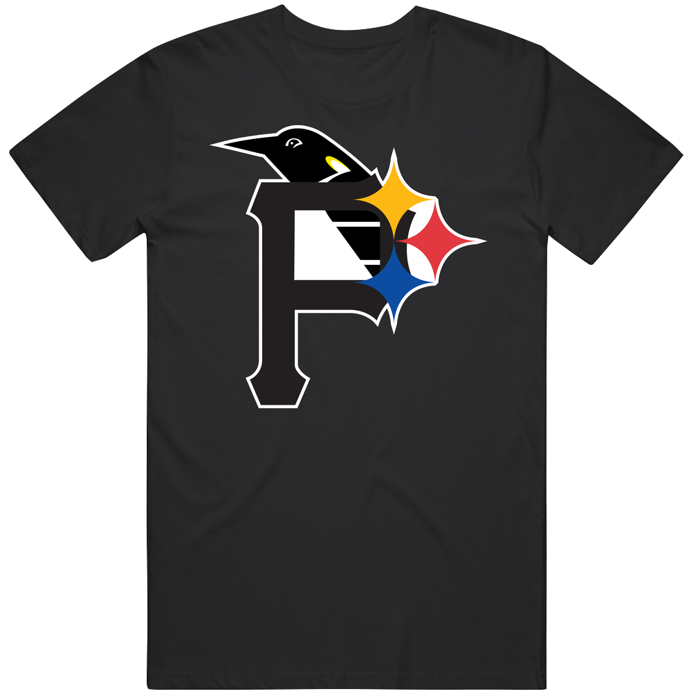 Pittsburgh Pennsylvania Pro Sports Teams Logo Mashup City Pride Fan Cotton Unisex T Shirt Pittsburgh Pennsylvania Pro Sports Teams Logo Mashup City Pride Fan Cotton Unisex T Shirt