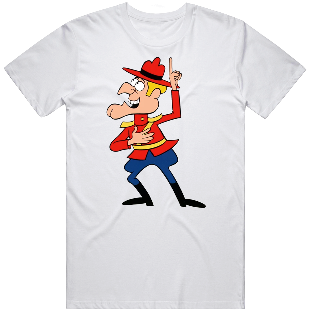 Dudley Do-right Cartoon Retro Cartoon Character Takeoff T Shirt Dudley Do-right Cartoon Retro Cartoon Character Takeoff T Shirt