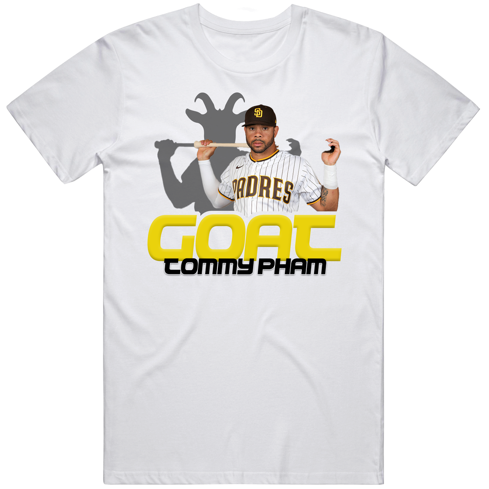 Tommy Pham Goat Greatest Of All Time Baseball Player Fan Takeoff T Shirt Tommy Pham Goat Greatest Of All Time Baseball Player Fan Takeoff T Shirt