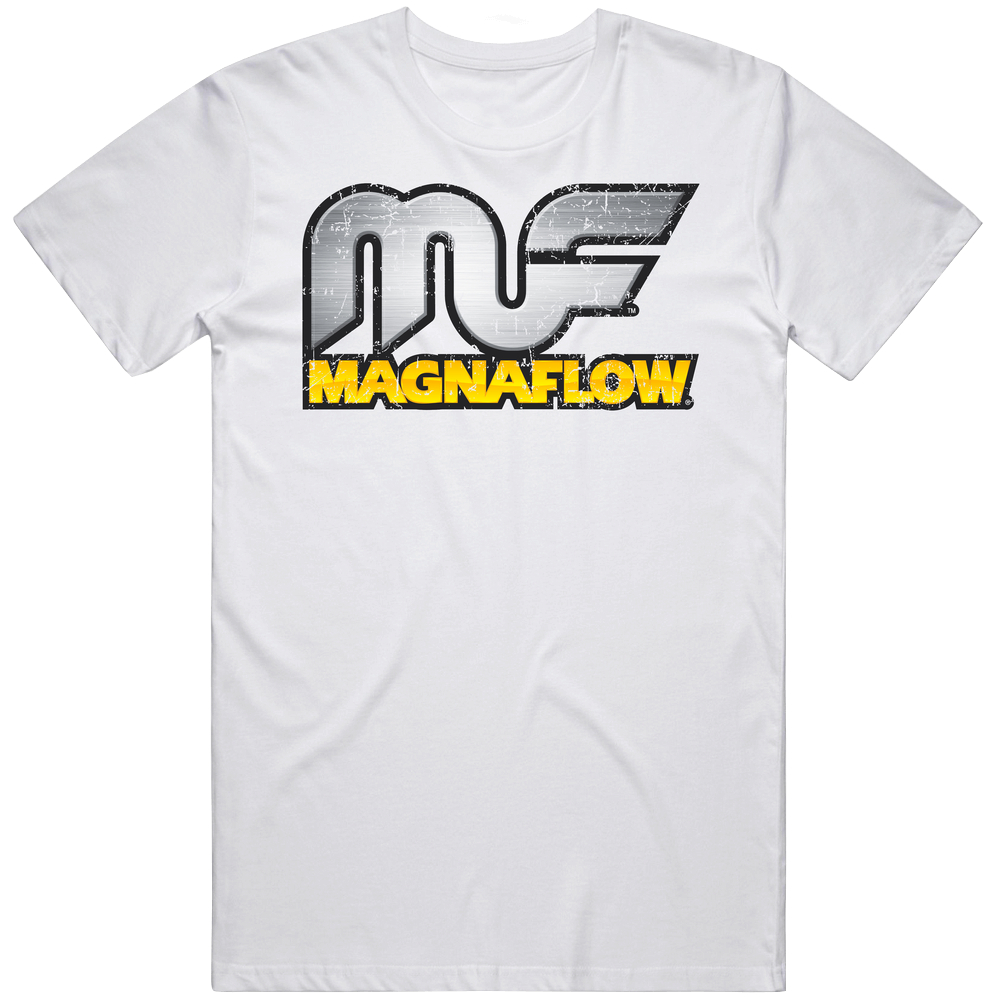 Magnaflow Automobile Car Truck Motorcycle Auto Parts Cool Distressed Style Brand Logo Emblem Cotton Unisex T Shirt