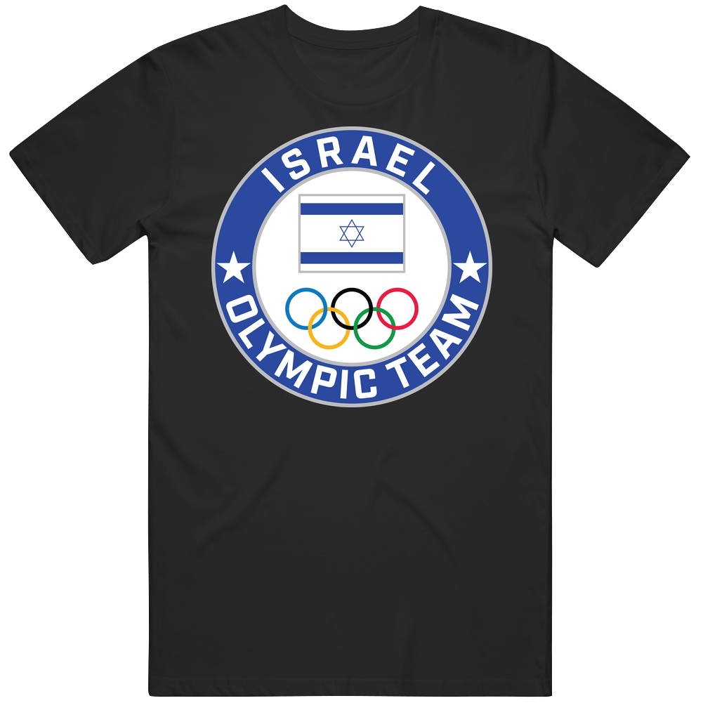 Israel Winter Olympic Team Pyeongchang 2018 Round Logo Cotton Unisex T Shirt Israel Winter Olympic Team Pyeongchang 2018 Round Logo Cotton Unisex T Shirt