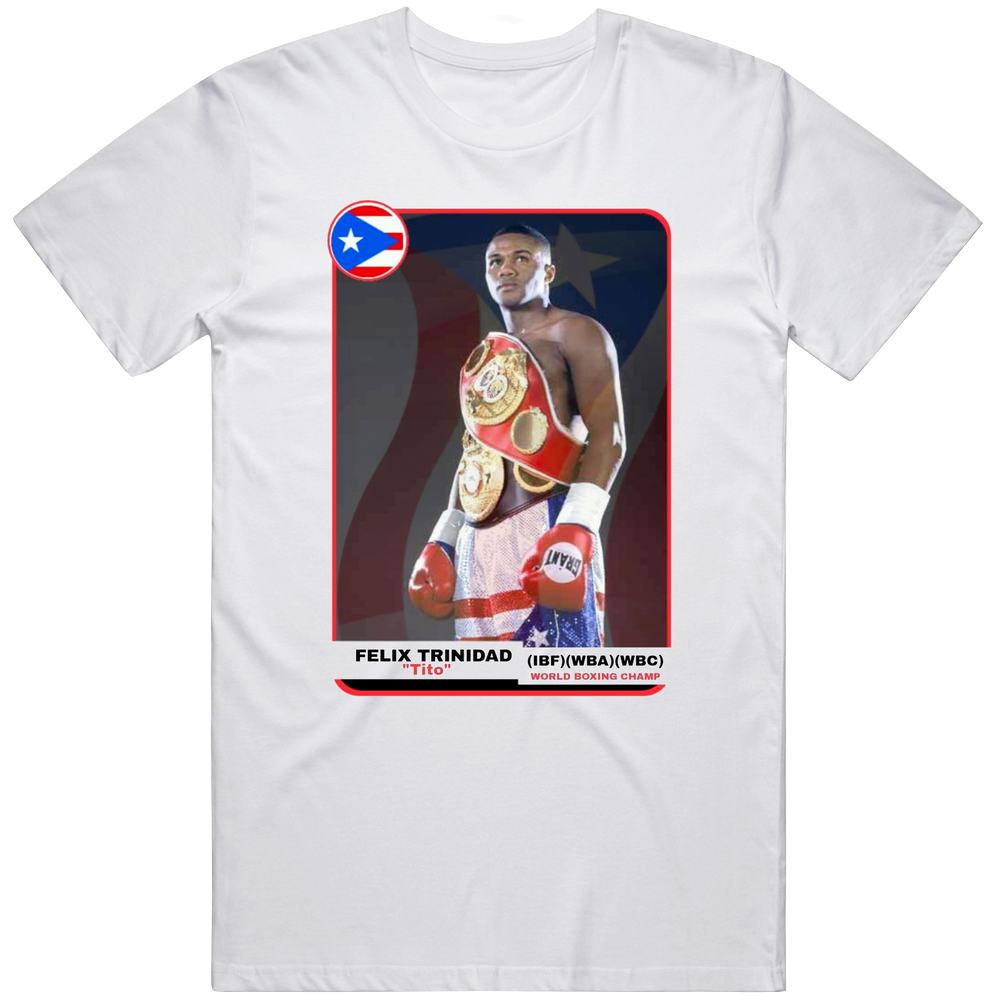 Felix Trinidad Tito World Boxing Champ Cotton Unisex T Shirt