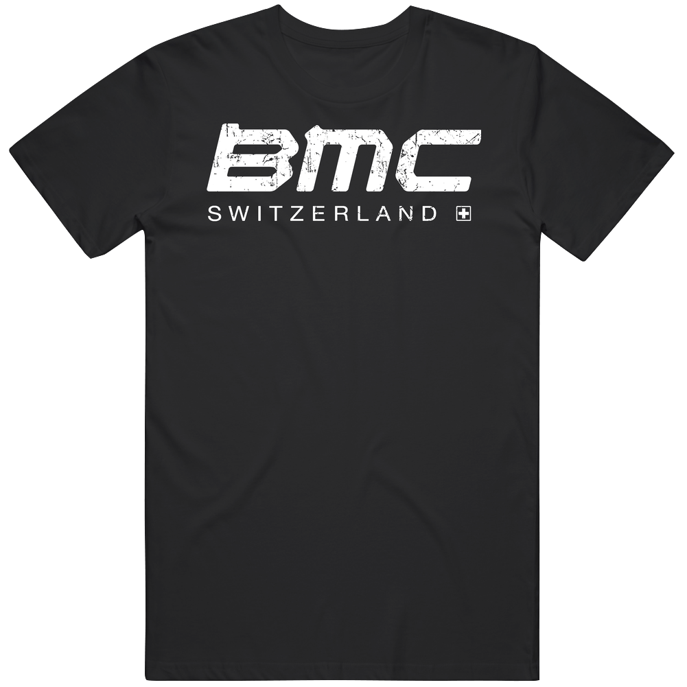 Bmc Switzerland Automobile Car Motorcycle Parts Cool Distressed Style Brand Logo Emblem White Font Cotton Unisex T Shirt Bmc Switzerland Automobile Car Motorcycle Parts Cool Distressed Style Brand Logo Emblem White Font Cotton Unisex T Shirt