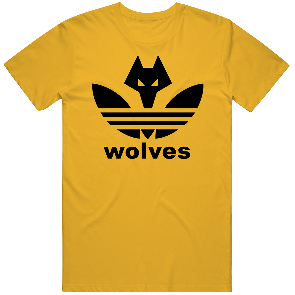 Wolves Wolverhampton Wanderers Fc Logo Mashup Soccer Fan Cotton Unisex T Shirt