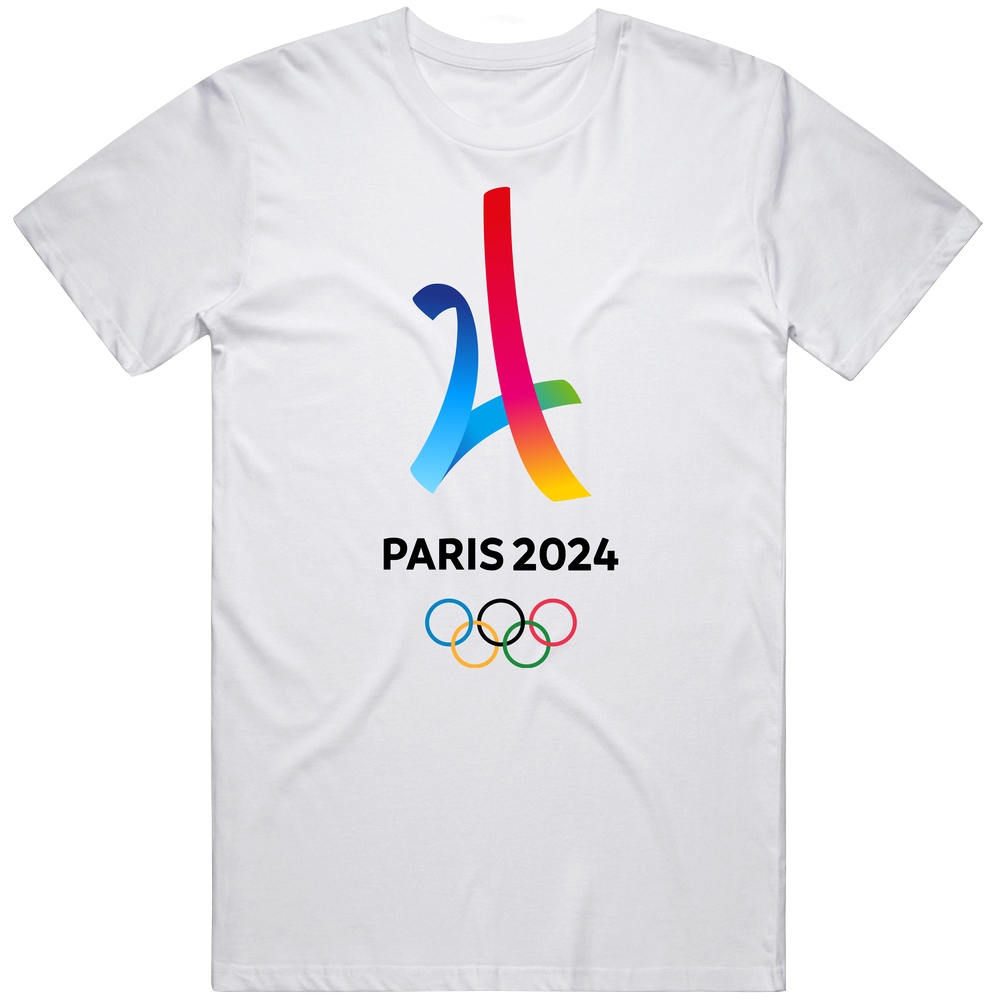 Paris 2024 Olympics Cotton Unisex T Shirt Paris 2024 Olympics Cotton Unisex T Shirt