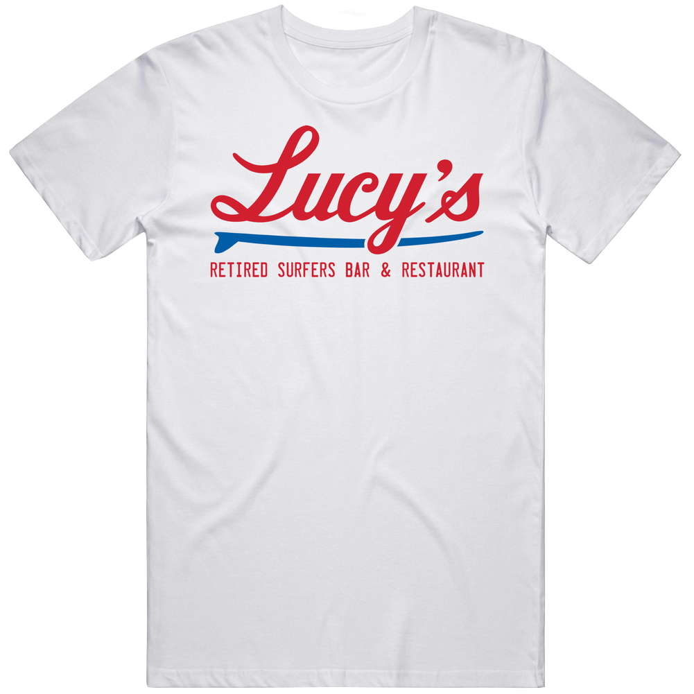 Lucy's Retired Surfers Bar And Restaurant New Orleans Restaurant Logo Cotton Unisex T Shirt
