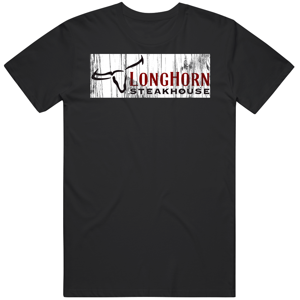 Long Horn Steakhouse Logo Popular Steak Dinner Restaurant Food Gift Cotton Unisex T Shirt