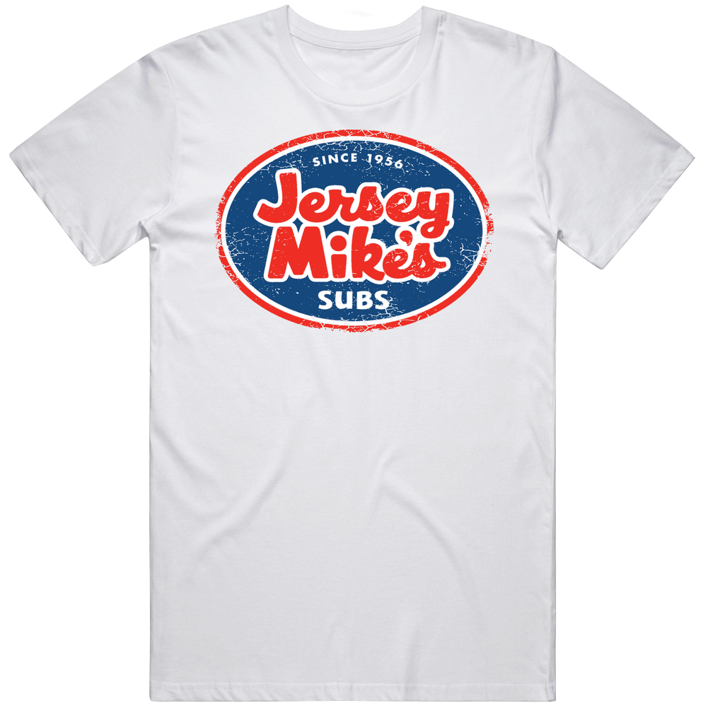 Jersey Mikes Subs Logo Popular Sandwich Restaurant Food Fan Gift Cotton Unisex T Shirt