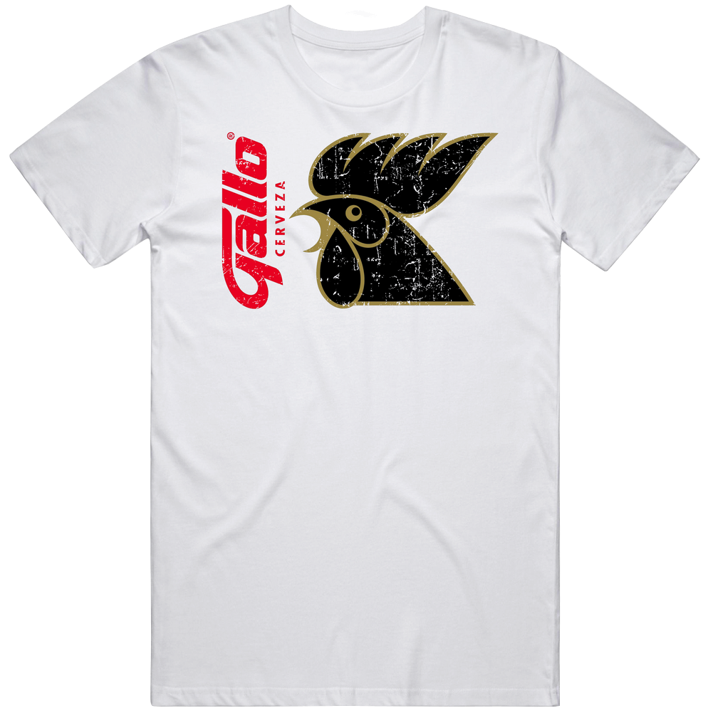 Gallo Cerveza Cool Beer Brand Logo Drinking Alcohol Cotton Unisex T Shirt