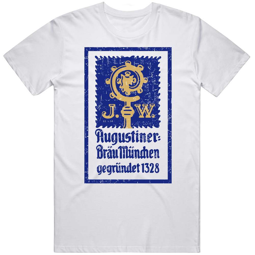 Augustiner Cool Popular Food Drink Restaurant Brand Logo Gift Cotton Unisex T Shirt