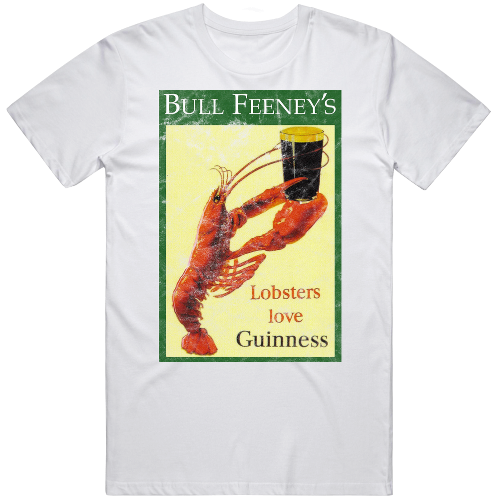 Bull Feeney's Portland Maine Restaurant Worn Look Cotton Unisex T Shirt
