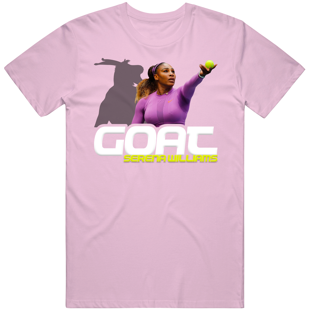 Serena Williams Tennis Goat Greatest Of All Time Athlete Cotton Unisex T Shirt Serena Williams Tennis Goat Greatest Of All Time Athlete Cotton Unisex T Shirt