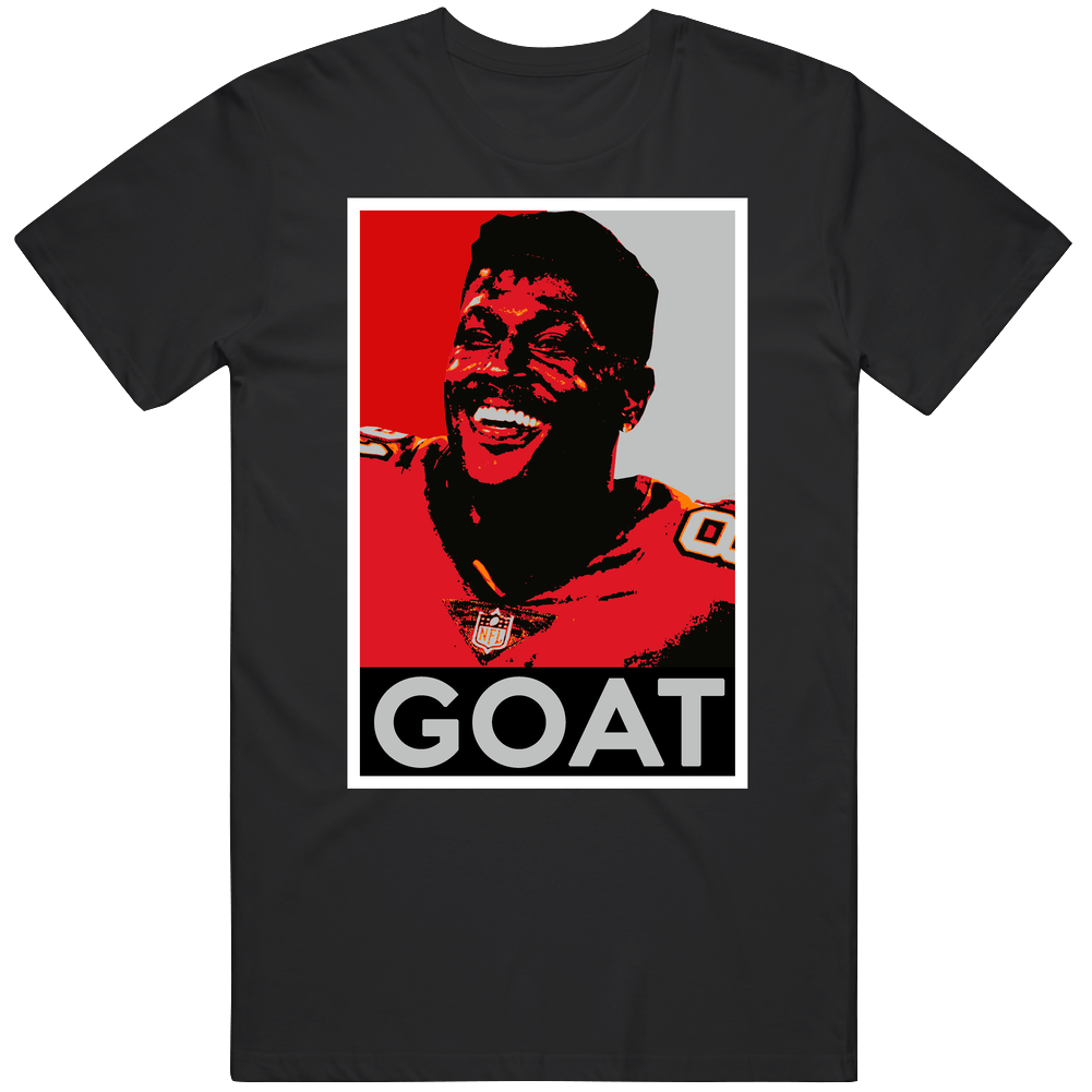 Antonio Brown Goat Hope Poster Tampa Bay Football Fan Cotton Unisex T Shirt Antonio Brown Goat Hope Poster Tampa Bay Football Fan Cotton Unisex T Shirt