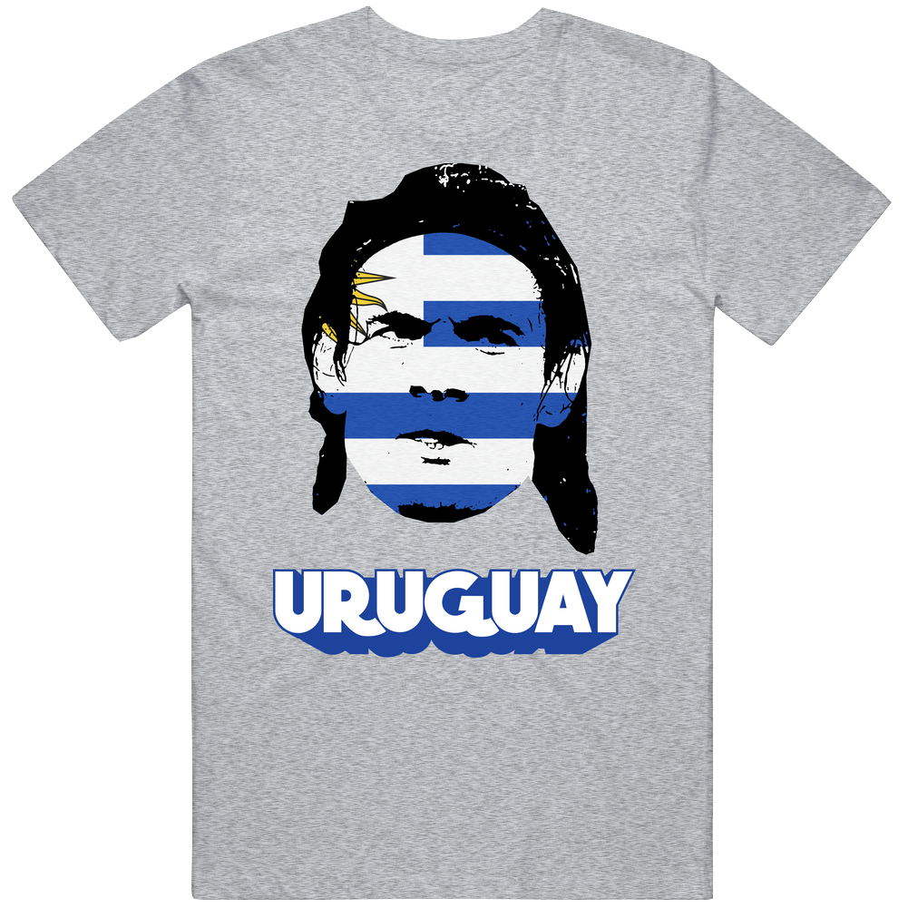 Edinson Cavani Uruguay Flag Big Head Fifa World Cup Fan Vintage T Shirt Edinson Cavani Uruguay Flag Big Head Fifa World Cup Fan Vintage T Shirt
