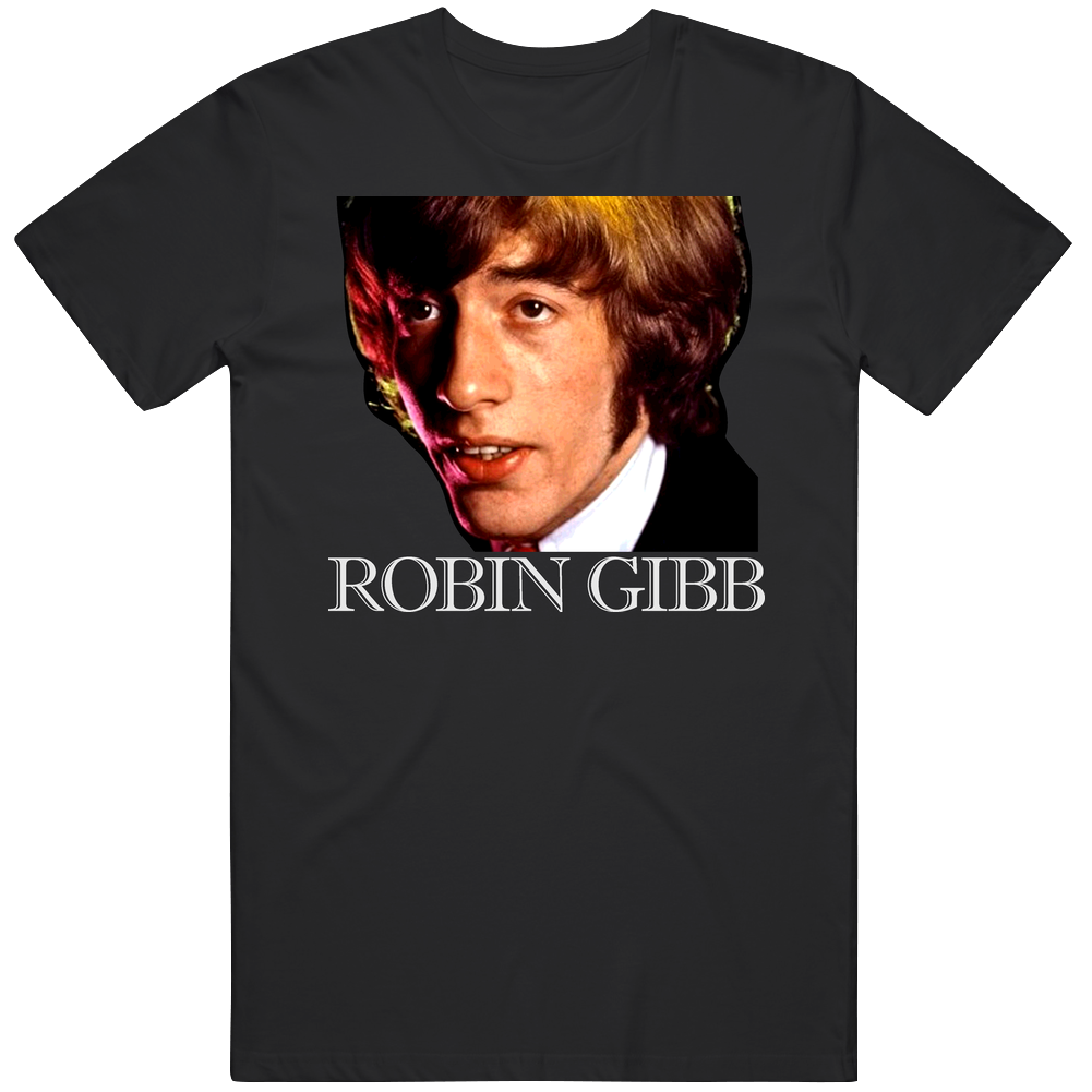 Robin Gibb Uk England Music Legend Bee Gees Pop Vintage T Shirt