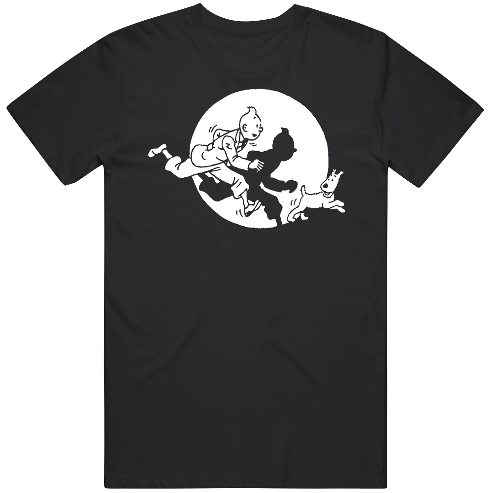 Tintin Retro Cartoon Vintage T Shirt